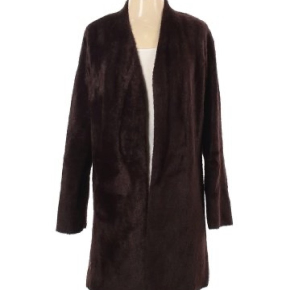 Ann Taylor Faux Fur Cardigan
